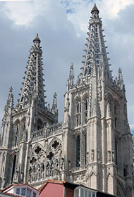 Le guglie della cattedrale di Burgos