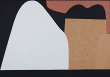 Alberrto Burri, Cellotex bianco e nero, 1993