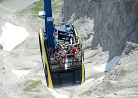 La funivia del Dachstein. Foto: Gery Wolf