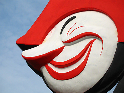 Una delle maschere del Carnevale di Viareggio