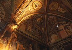 Affreschi nella chiesa di Santa Maria in Castello a Carpi (Modena), nota anche come La Sagra 
