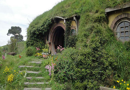 Tipica casa in stile Hobbit