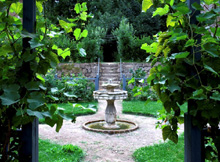 Il giardino di Castello Orsini a Vasanello (Viterbo)