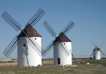 Mulini a vento nella Castilla la Mancha 