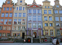 I colorati palazzi del centro città