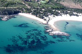 La paradisiaca Costa Rei vista dall'alto. Credit: visitcostarei.it