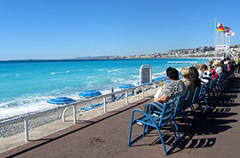 Costa Azzurra Nizza, proménade