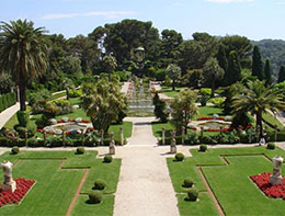 Costa azzurra Villa Ephrussi de Rothschild sulla punta di Cap Ferrat