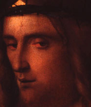 Cristo Portacroce, Giovanni Bellini, particolare