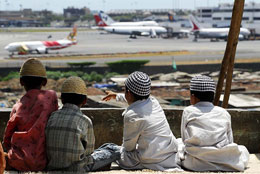 Mumbai Arrivo al Sahar International Airport (Credit: Soumik Kar)