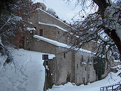 L'eremo sotto la neve