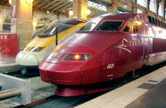 Ferrovie alla riscossa 2 Un Eurostar (giallo) e un