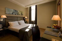 Quarto hotel Eurostars a Roma