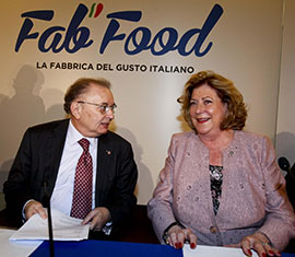 Giorgio Squinzi, Presidente di Confindustria, e Diana Bracco, Commissario Generale di Sezione per Padiglione Italia