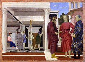 'La flagellazione' di Piero della Francesca