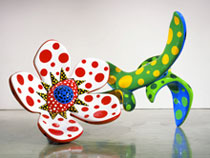 Yayoy Kusama, Flowers that bloom at midnight, 2009. Gagosian Gallery
