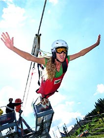 bike Flying fox XXL di Leogang