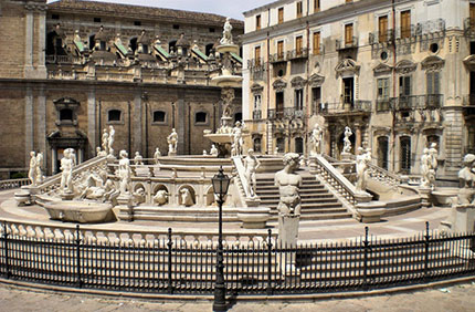 Fontana Pretoria d'eccellenza a Palermo