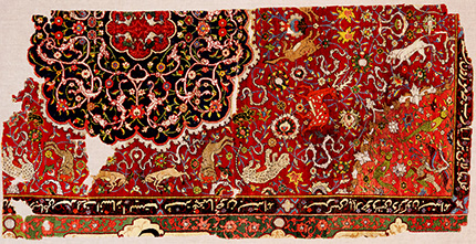 Frammento di tappeto proveniente dal Museo Nazionale del Bargello, Firenze