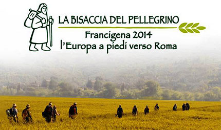 La bisaccia del pellegrino sulla Via Francigena