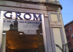 Gelateria Grom a Milano