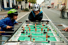Giocare in strada a Bielefeld in Germania (Foto: europeanmobilityweek) 
