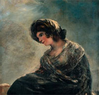 Goya. La lattaia di Bordeaux. Museo Nacional del Prado, Madrid