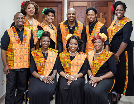 I membri dell'Harlem Gospel Choir