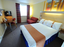 Una camera dell'Holiday Inn di Edimburgo