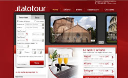La home page di Italotour.it