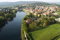 Il fiume Adda nei pressi di Brivio