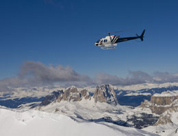 Le proposte di volo di Heliteam sulla Marmolada. Credit: Heliteam