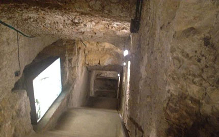 Vecchio rifugio bellico nella Siracusa sotterranea