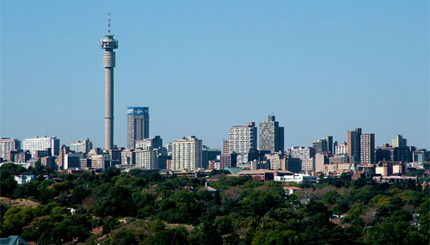 Skyline di Johannesburg 