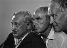 Fotografie d'autunno 1 Lipschitz, Moore e Marini, nella foto di Yousuf Karsh in mostra a Milano