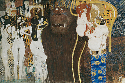 Klimt, Fregio di Beethoven