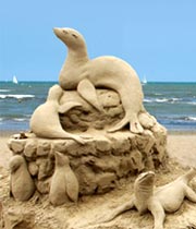 A Cervia si festeggia in spiaggia