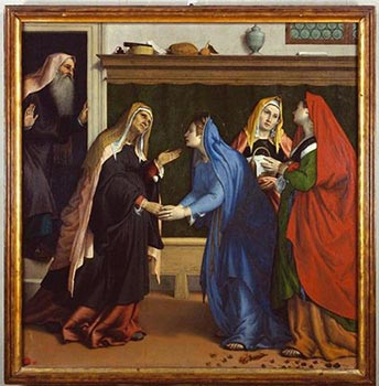 'La Visitazione' di Lorenzo Lotto 
