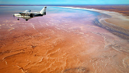 Volo panoramico su Lake Eyre