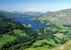 Paesaggio collinare del Lake District