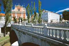 Il Triplice ponte di Lubiana (archivio STO, foto A. Fevzer)