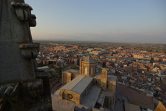 La città osservata dal campanile della cattedrale