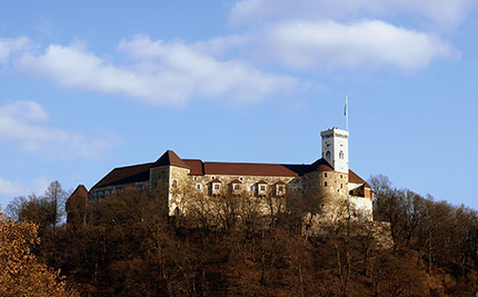 Lubiana Il Castello Medievale domina la città