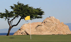 Monterey penisola GC, il green della 13 del Dunes Course