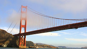 California Il Golden Gate Bridge di San Francisco