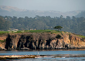 Pebble Beach Golf Link, buca 6 vista dal mare