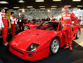 Fisichella al Museo Ferrari