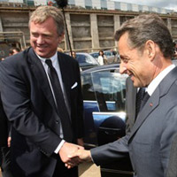 Pierfrancesco Vago e Nicolas Sarkozy