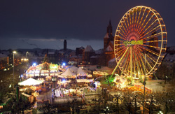 Maastricht con la ruota panoramica