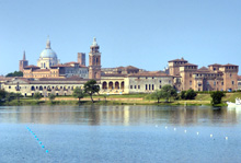 Mantova vista dal Mincio